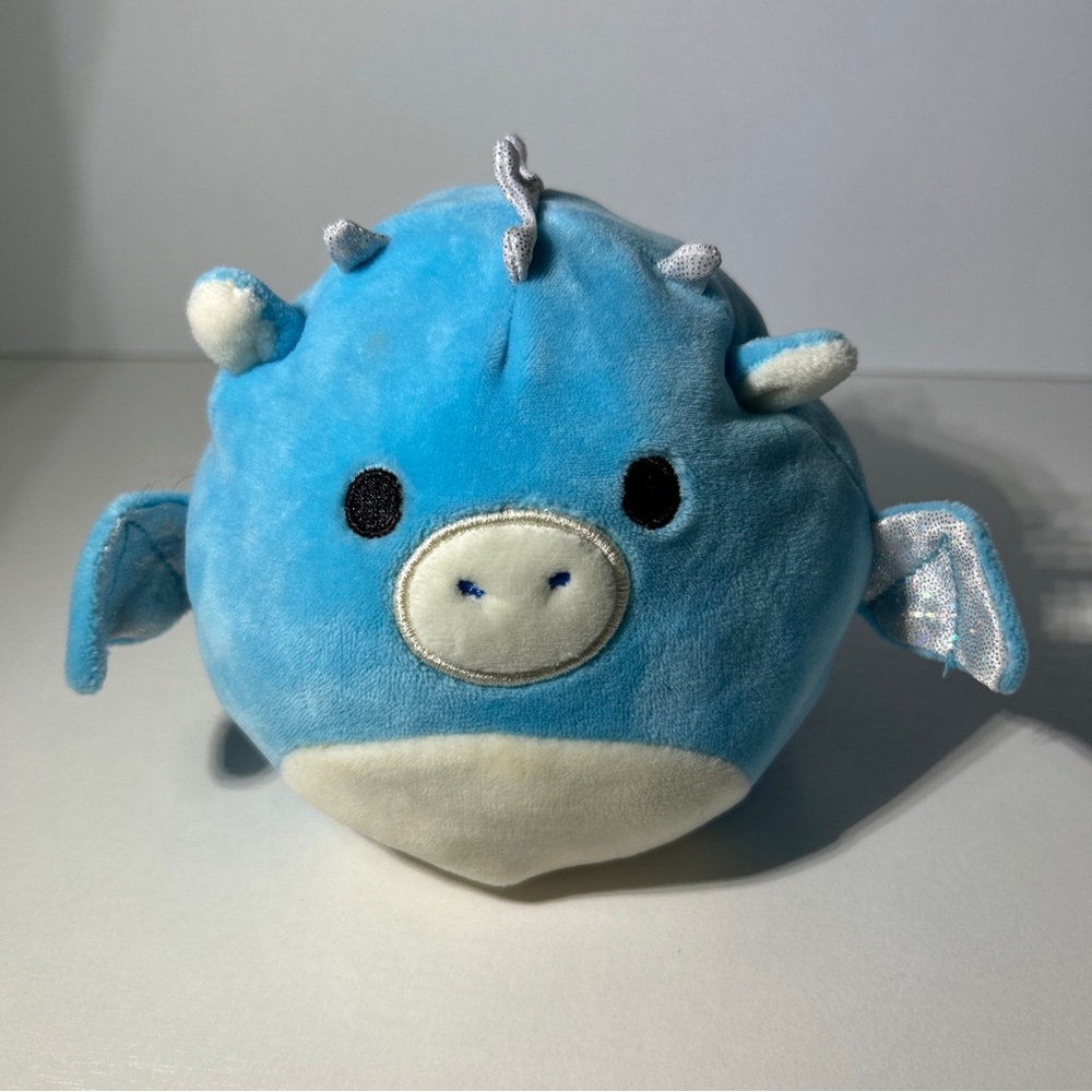 Squishmallow Flip A Mallows Devin Blue Dragon & Esmeralda Tie Dye Unicorn
